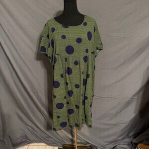 EMERY ROSE Spotted Dress Size 2X
